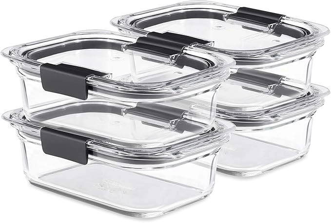 Glass Food Storage Container Set